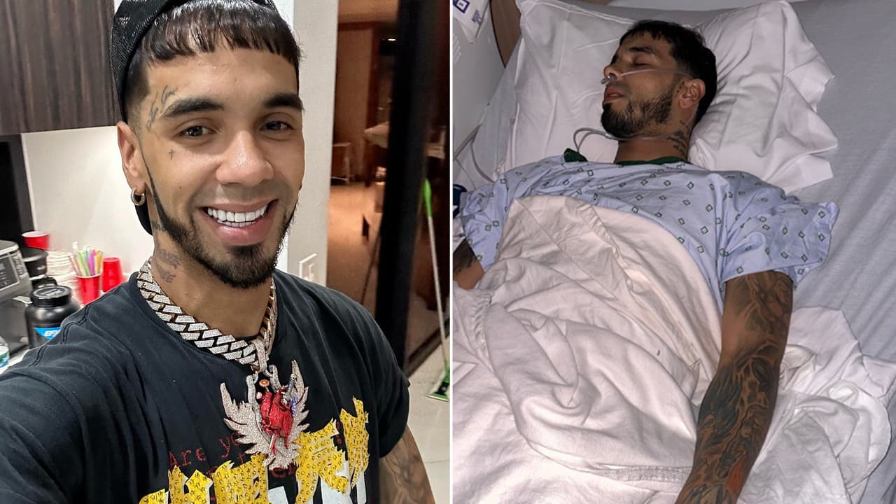 Anuel reaparece a casi dos meses de su operación "de vida o muerte" y luce muy diferente