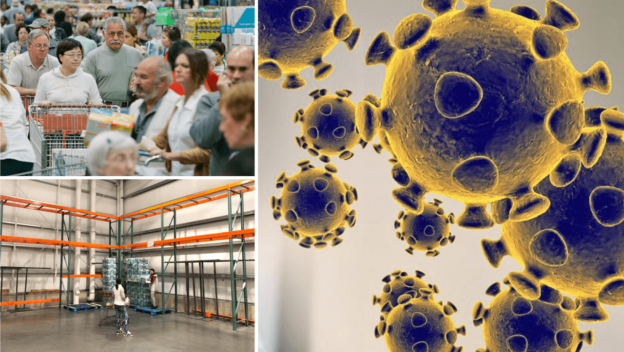 <b>En el aire</b>
<br>Los gérmenes de coronavirus se mantiene en el aire que respiramos hasta por tres horas. Si bien no puedes limpiar el aire, si puedes limitar tu exposición en lugares encerrados como por ejemplo aglomeraciones en supermercados. 
<br>