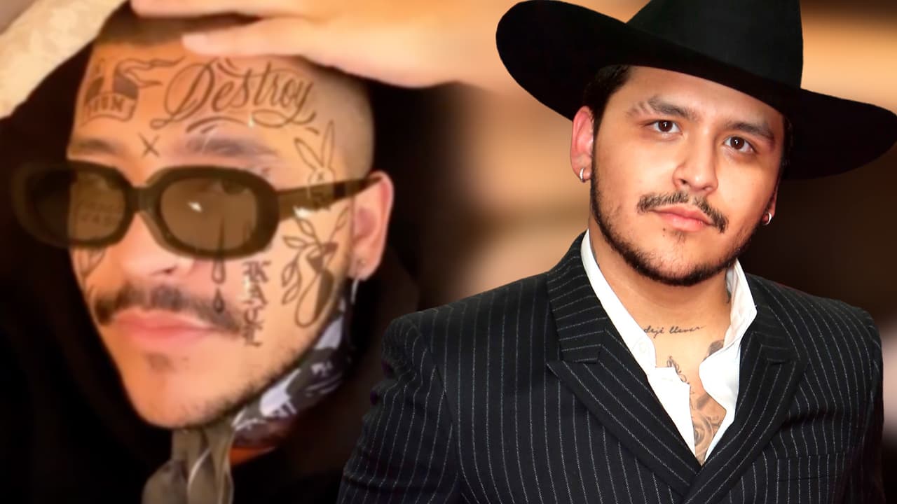 Christian Nodal recibe regaño de su mamá por sus nuevos ‘tatuajes’