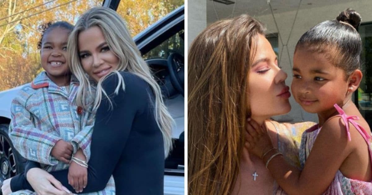 Criticaron a Khloé Kardashian por cargar a su hija de 4 años, pero Internet la defendió