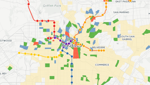 Así se está gentrificando Los Ángeles