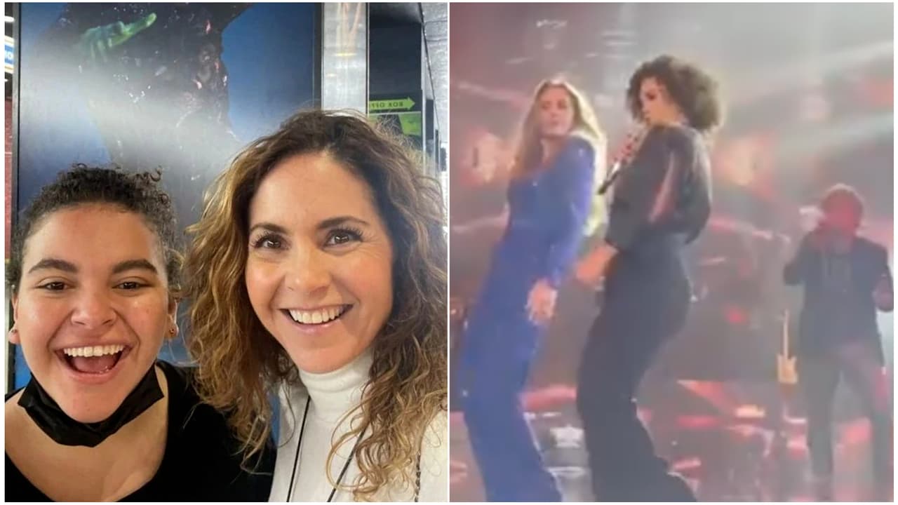 Lucerito Mijares deslumbra con su nuevo look y se roba el show en el concierto de sus papás: "Es la más"