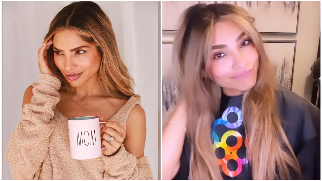 Alejandra Espinoza se atrevió a hacerse un look que llevaba tiempo soñando: se pintó el pelo de rosa