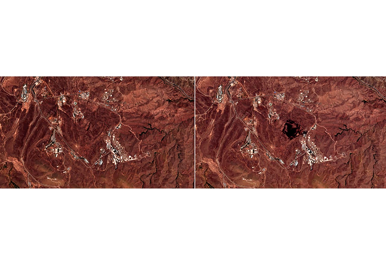 Reportan una gran explosión junto a posible centro nuclear en Irán