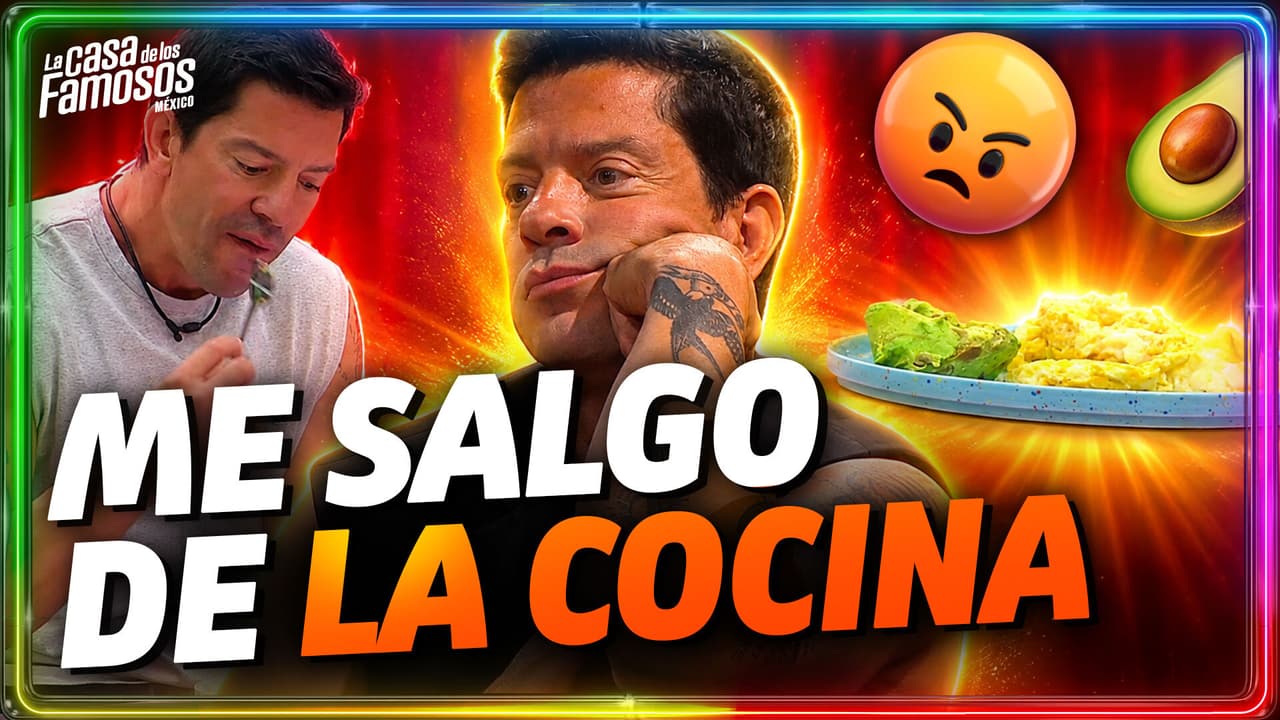 Yahir se baja de organizar la comida ante molestias por querer poner orden a la cocina