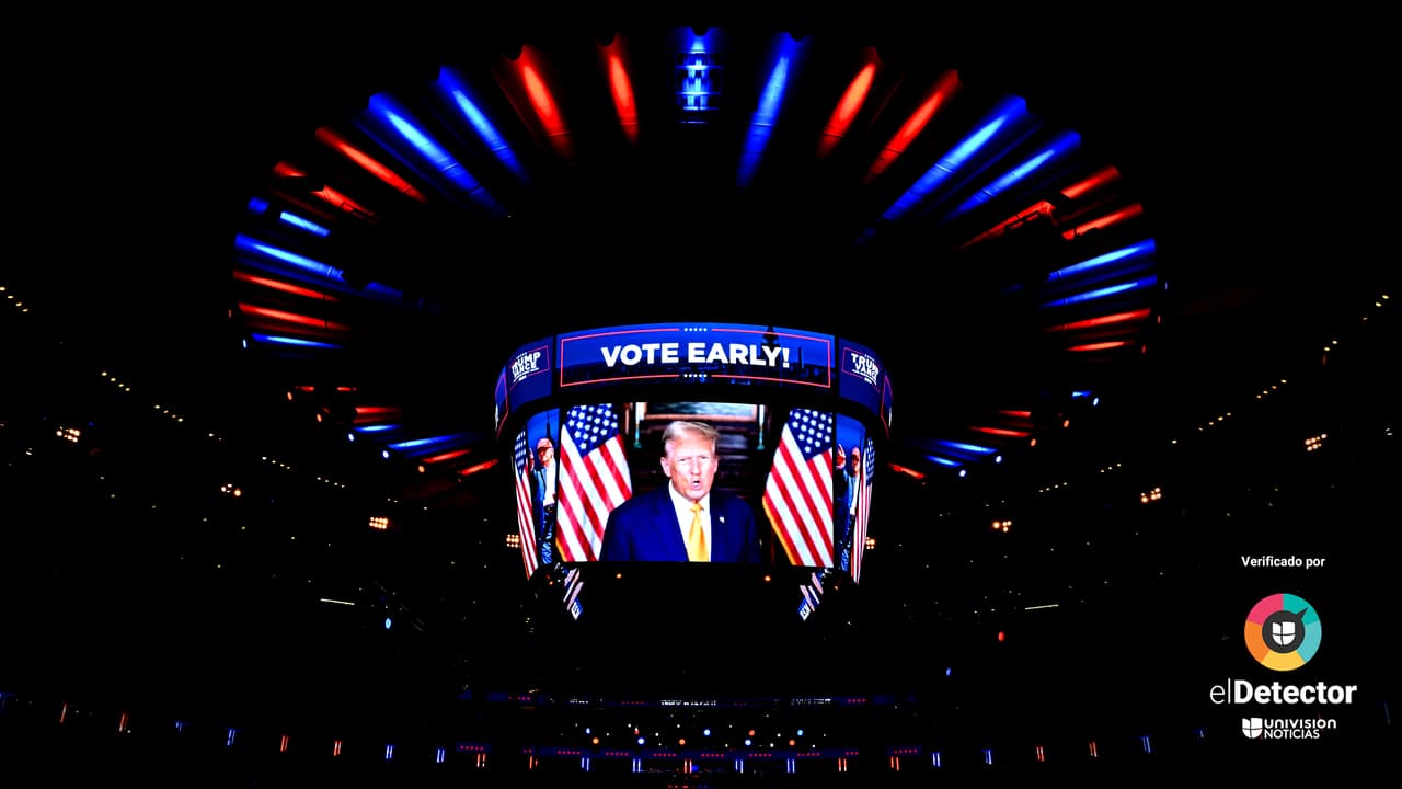 Verificamos a Trump en el Madison Square Garden: ni la Patrulla Fronteriza le dio un respaldo “total y completo”, ni Harris propuso desfinanciar a la policía 
