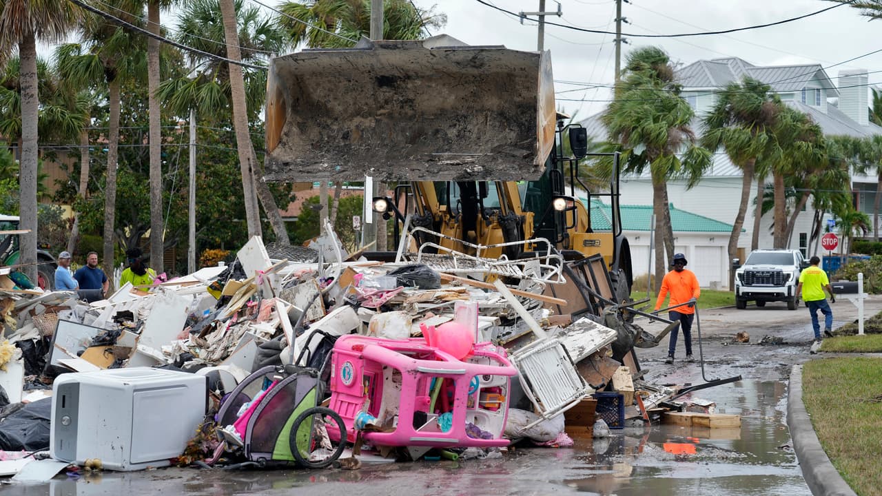 Clearwater Beach se prepara para el huracán Milton sin haberse recuperado de Helene