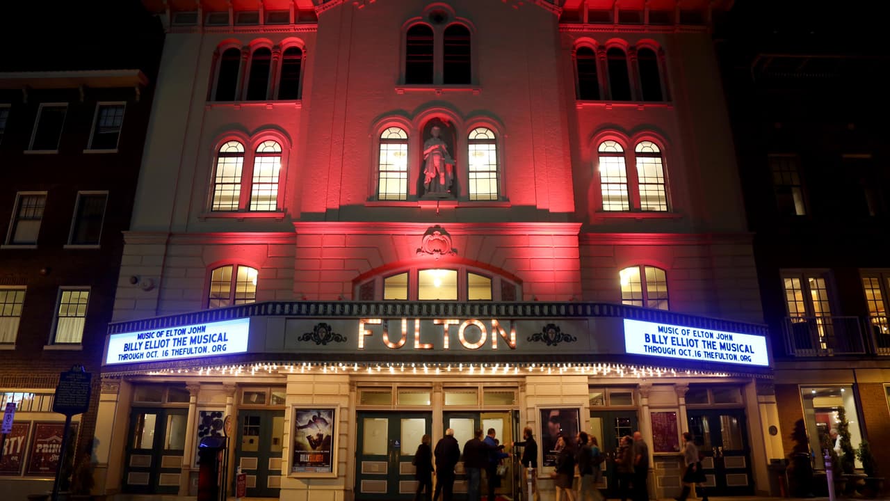 El teatro Fulton en la Calle Prince en Lancaster, Pennsylvania.