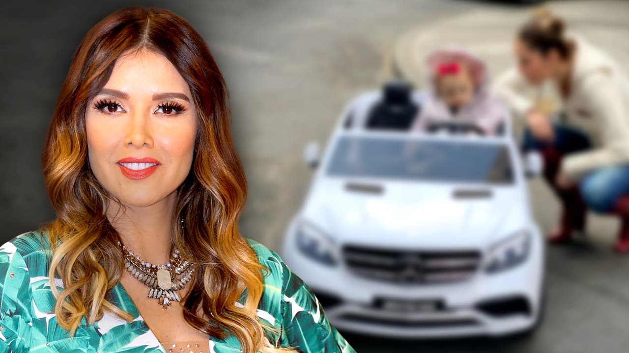 La hija de Marlene Favela inicia 2021 “pisando fuerte” en su Mercedes Benz blanco
