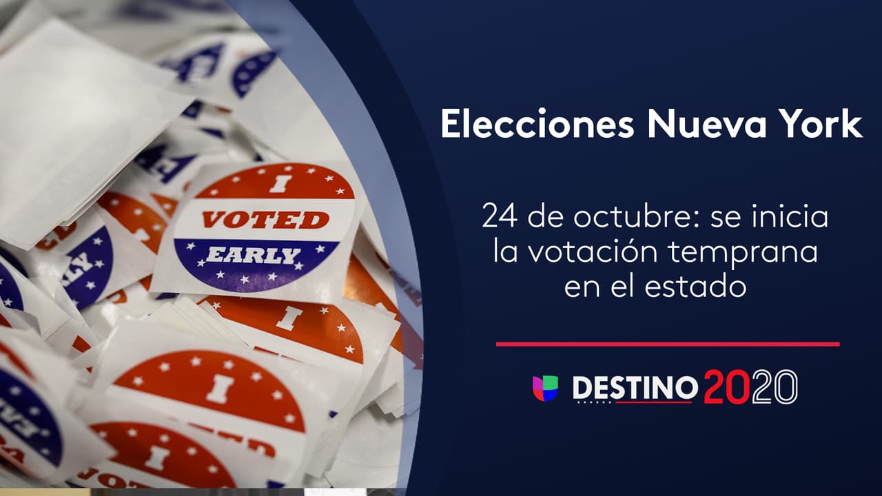 Prepárate: La votación anticipada inicia este 24 de octubre en Nueva York