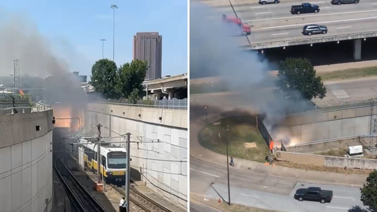 Incendio en tren DART obliga a evacuar a pasajeros y causa suspensión temporal