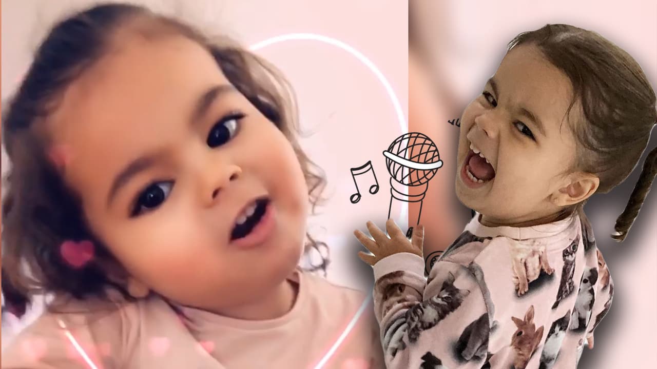Aún no tiene 3 años y ya la nieta de Bárbara Mori demuestra que su papá no es el único que canta bien