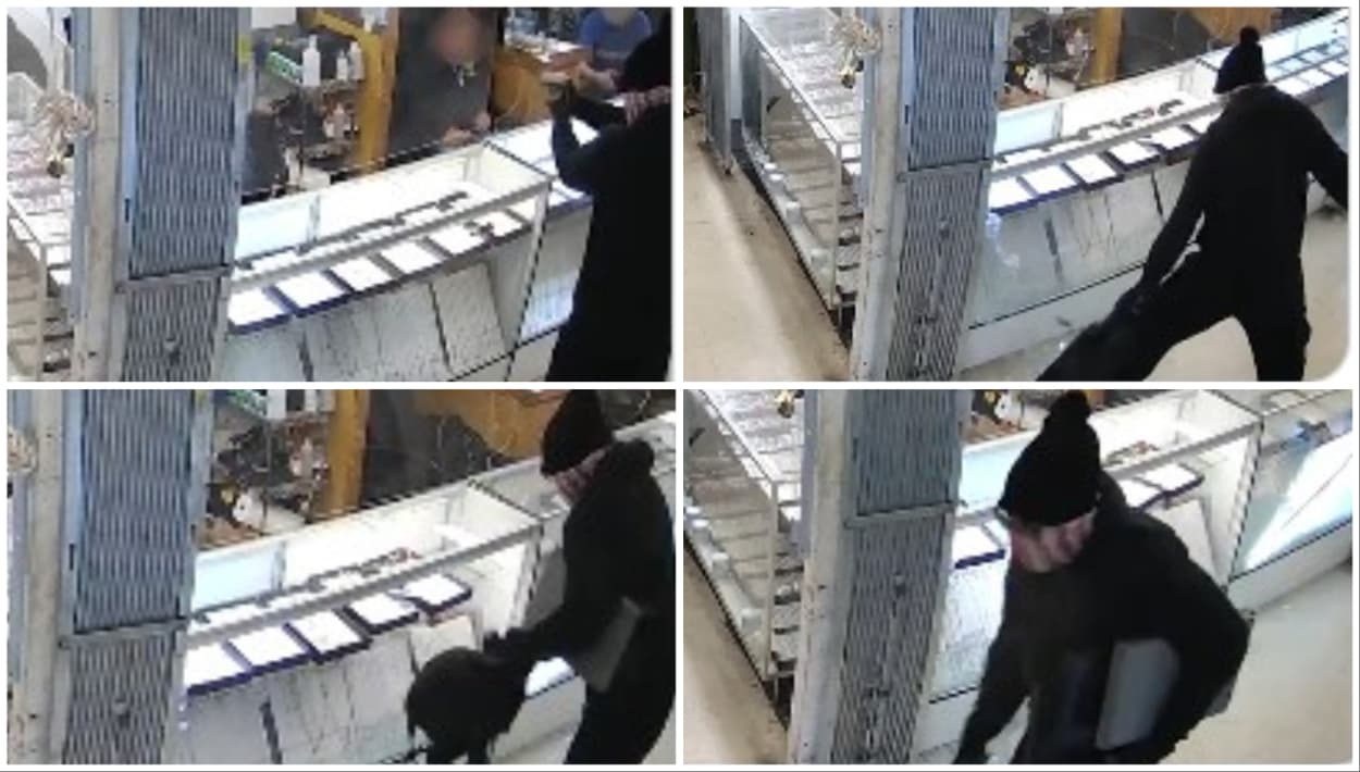 Publican imágenes del sospechoso que disparó en Swap Meet para robar una joyería