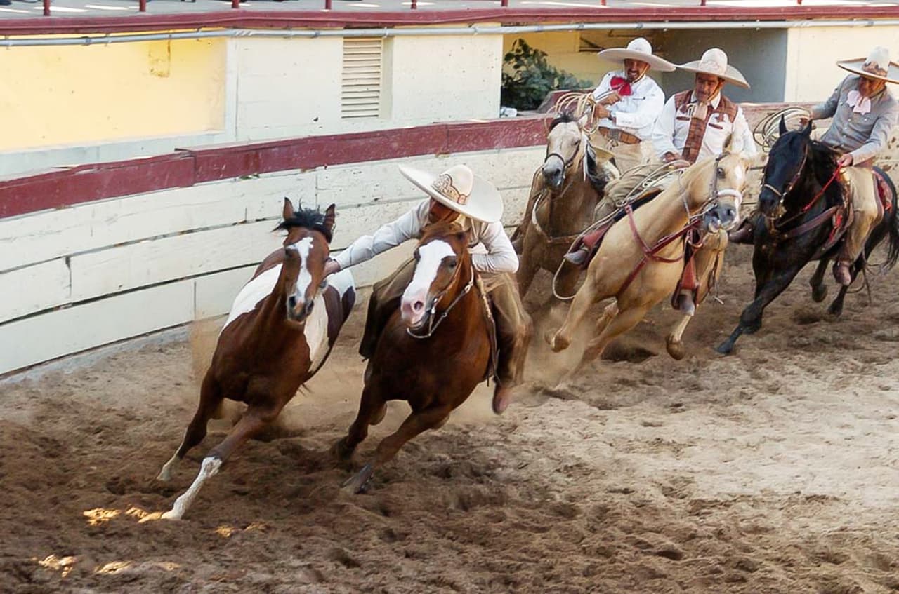 <h2 class="cms-H2-H2">Day in Old Mexico</h2>
<br>
<ul>
 <li class="li1">Cuándo: 27 de abril</li>
</ul> 
<ul>
 <li class="li1">Hora: 11:00 horas - 19:00 horas</li>
</ul> 
<ul>
 <li class="li1">Dónde: Rancho del Charro</li>
</ul> 
<ul>
 <li class="li1">Qué es: Caballos y mucho color en esta presentación de charros</li>
</ul>