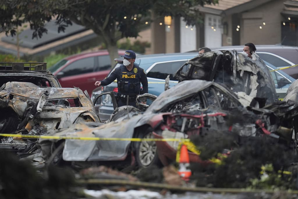 Lo que se sabe del accidente de un avión privado que se estrelló en un barrio de San Diego