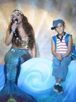 En este melodrama Tatiana daba vida a una sirena y debido al éxito, adaptaron la historia para una obra de teatro.