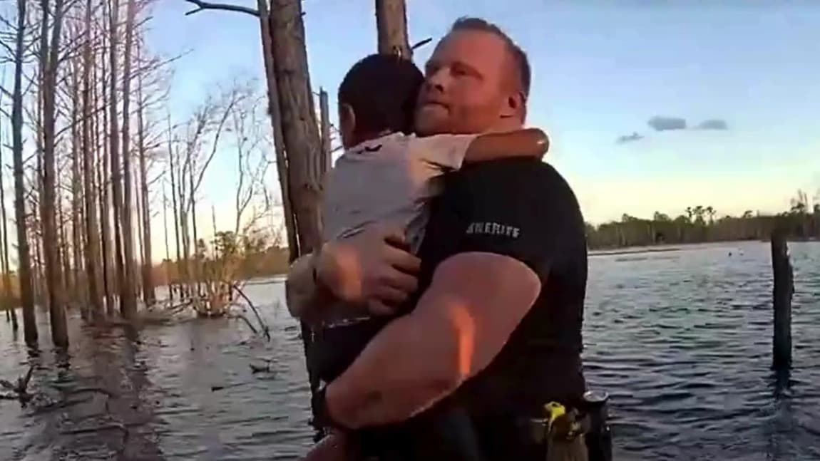 Héroe en el agua: Agente rescata a niño con autismo en estanque