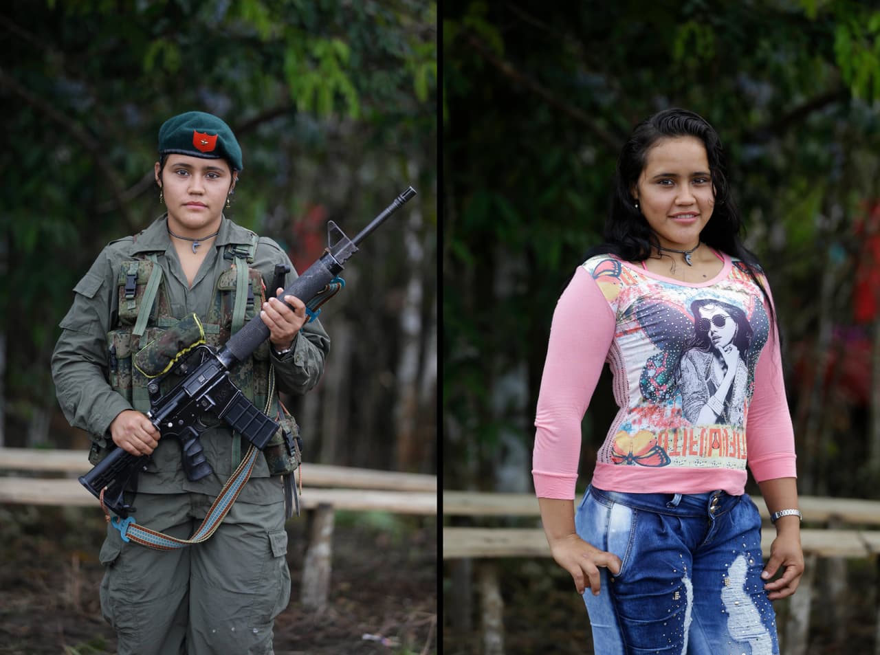 Sofía, 19 años. Ha pasado seis años con las Farc, en el frente 49. Le gustaría estudiar Derecho, tras incorporarse a la vida civil al concretarse el acuerdo de paz.