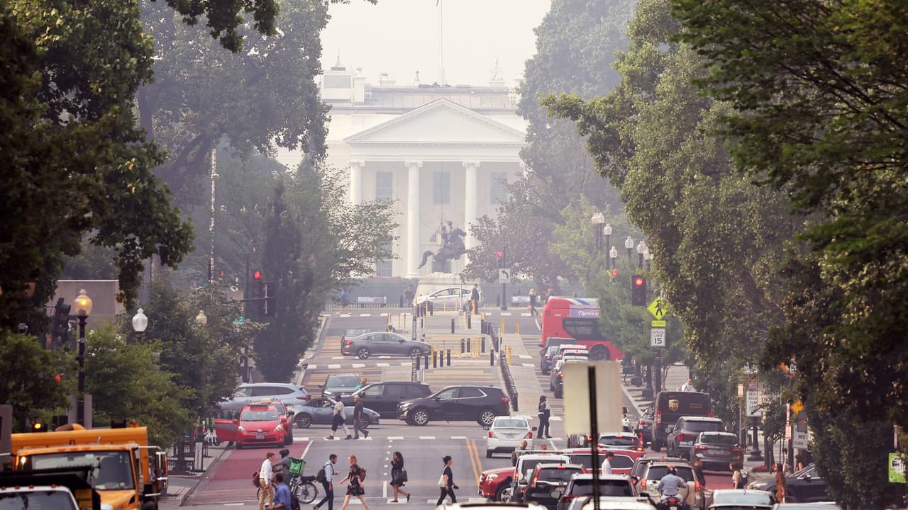 Emiten alerta de calidad del aire de Código Naranja para la región de Washington DC