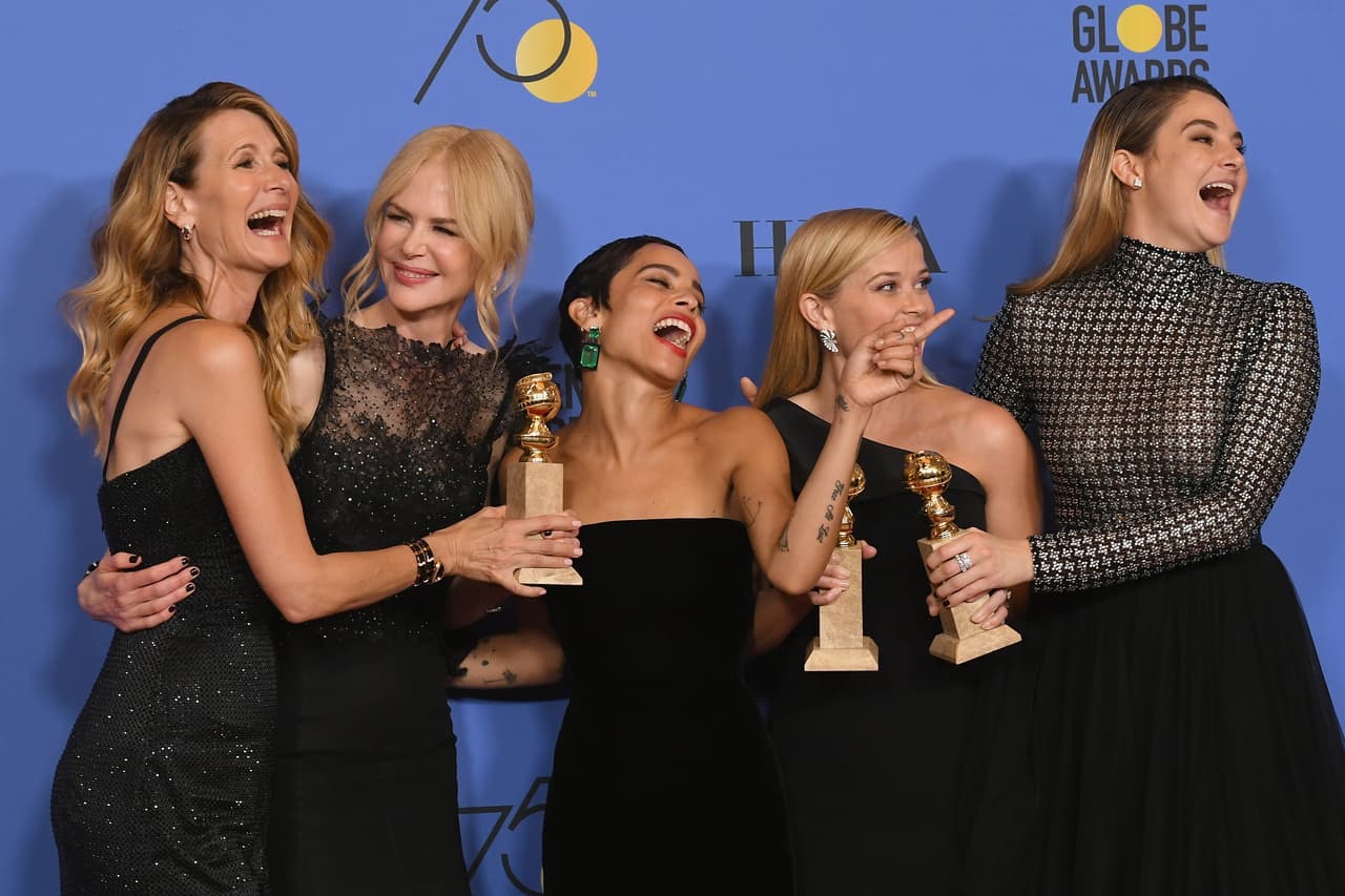 En la sala de prensa algunas actrices no dejaron de posar, entre ellas Nicole Kidman.