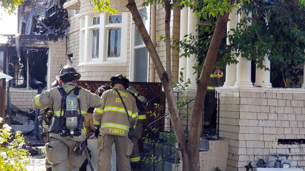 El incendio de San Joaquin fue reportado a la 1:20 PM.