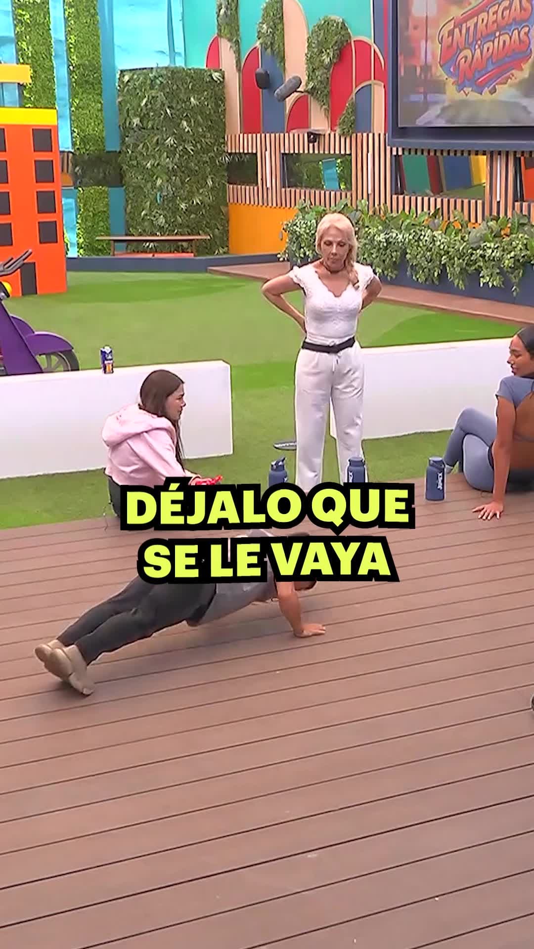 Abelito volvió a hacer lagartijas hoy
