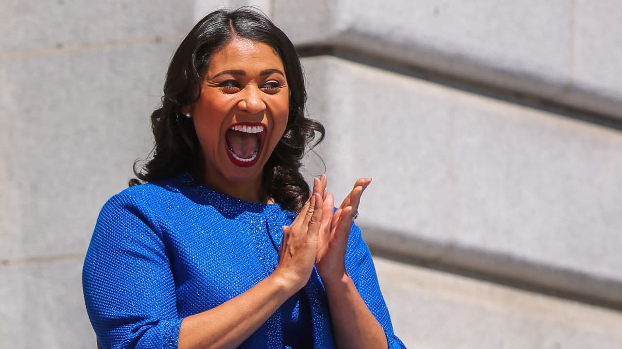<b>Primer lugar: San Francisco.</b> La alcaldesa de San Francisco London Breed destacó como la mejor pagada de California con un sueldo anual de 357,000 dólares en 2022, según datos del Contralor del Estado.