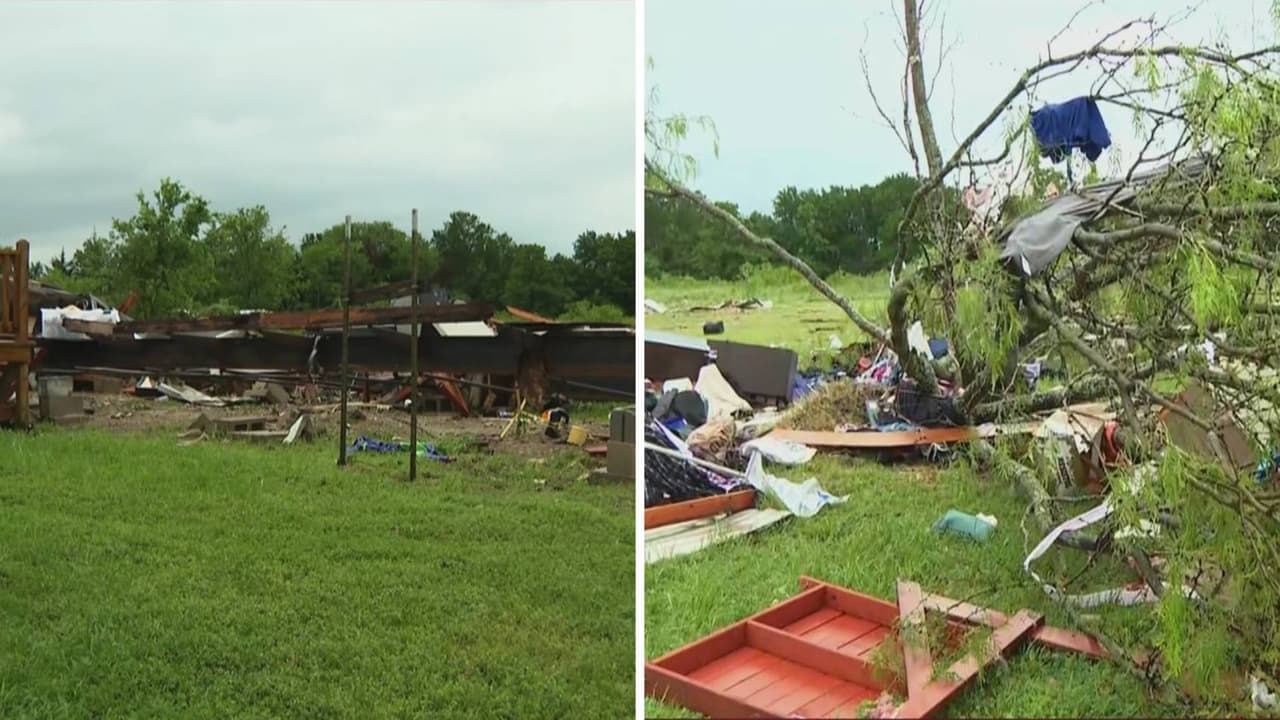 El paso de un tornado dejó una casa completamente destruida en Frost, donde también se reporta la caída de árboles. Hasta el momento no se registran heridos y algunas personas lograron desalojar sus viviendas a tiempo, pues muchos afirman que allí se vivieron momentos angustiantes.