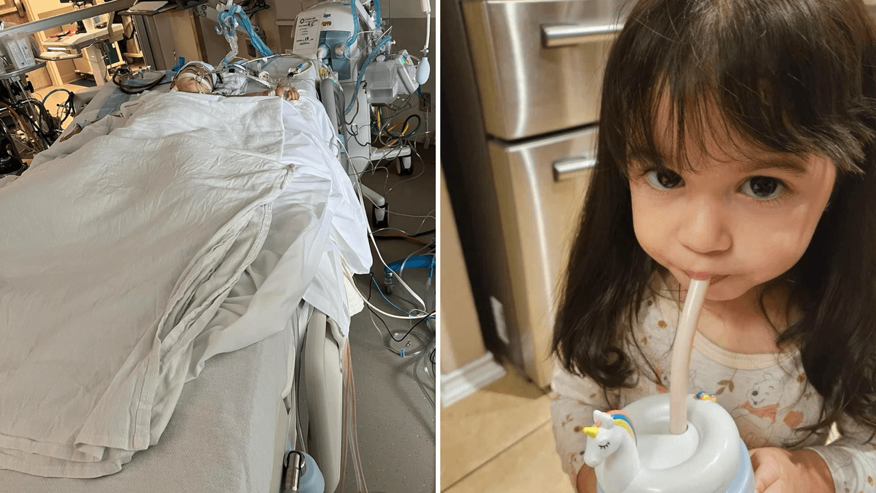 Adelina, de 2 años, es víctima de complicación por RSV y lucha por su vida en Texas