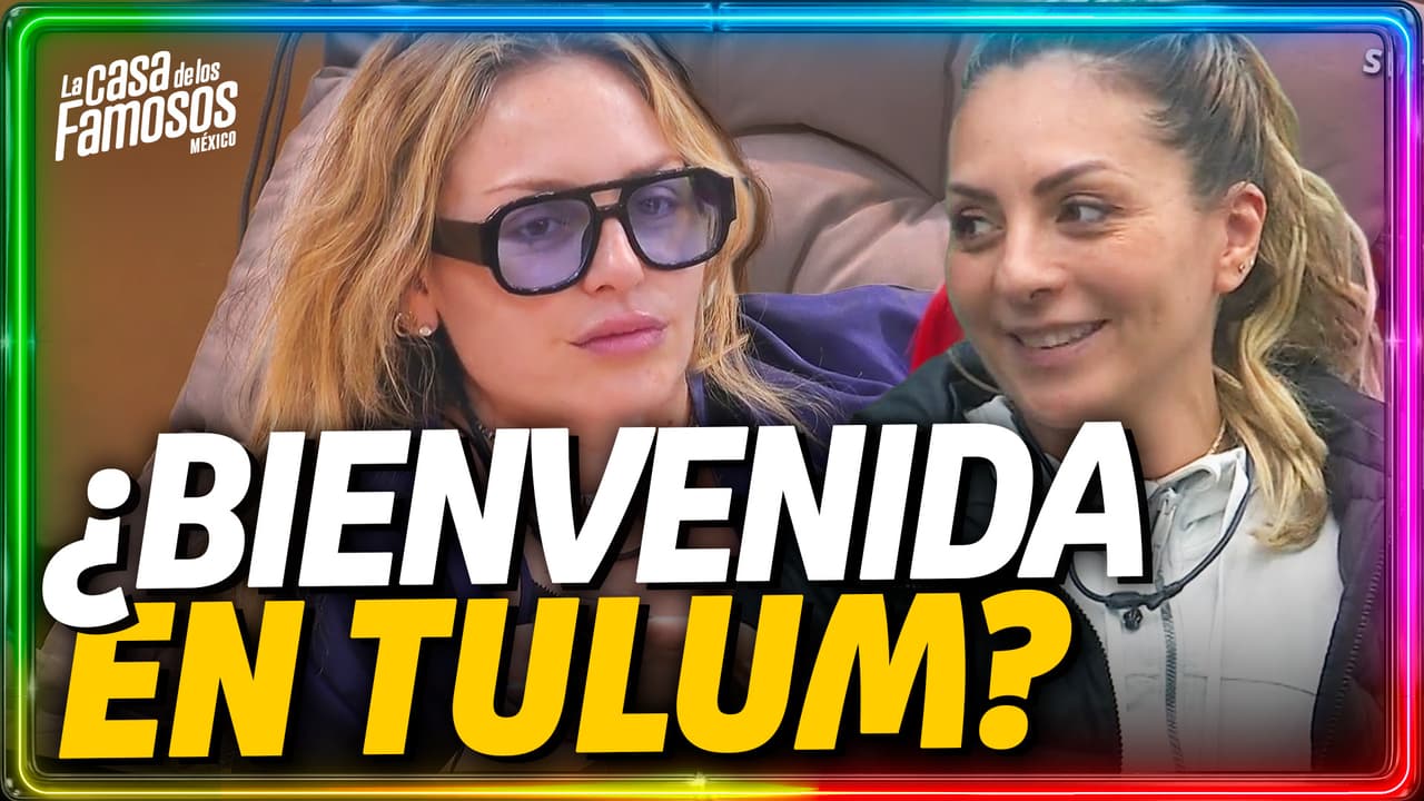 Gema REACCIONA a la llegada de Mariana a Tulum para jugar muy alegre con los habitantes