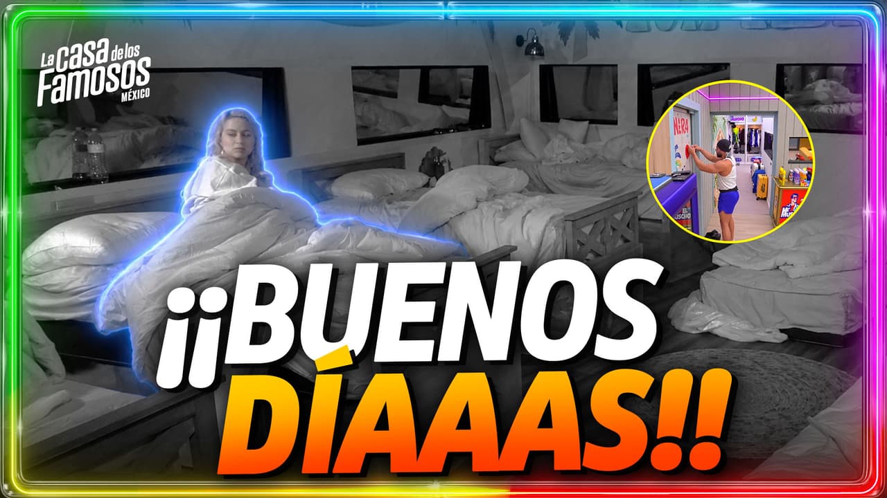 ¡BUENOS DÍAS! Masad hace ruido y habla fuerte PARA DESPERTAR A LOS HABITANTES