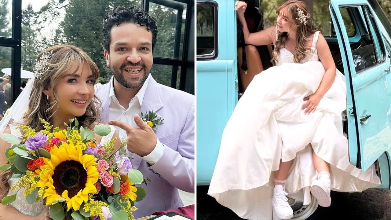 Daniela Luján usó tenis en su boda y recibió muchas críticas, ¿por qué no se puso tacones?