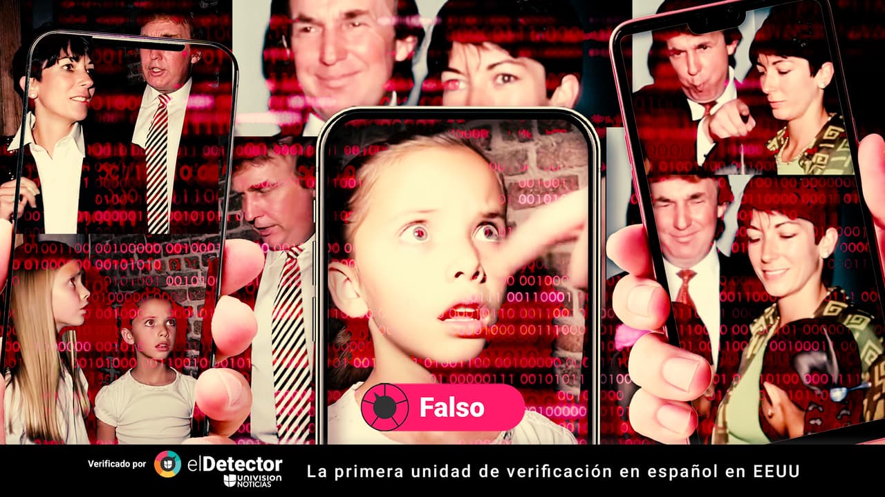 Esos videos de Trump con la socia de Epstein y unas niñas NO son reales: fueron creados con IA