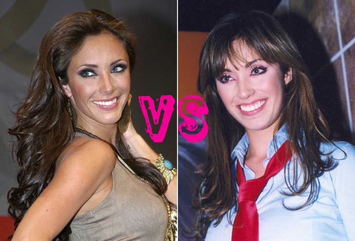 Anahí es otra que cambió bastante con los años.