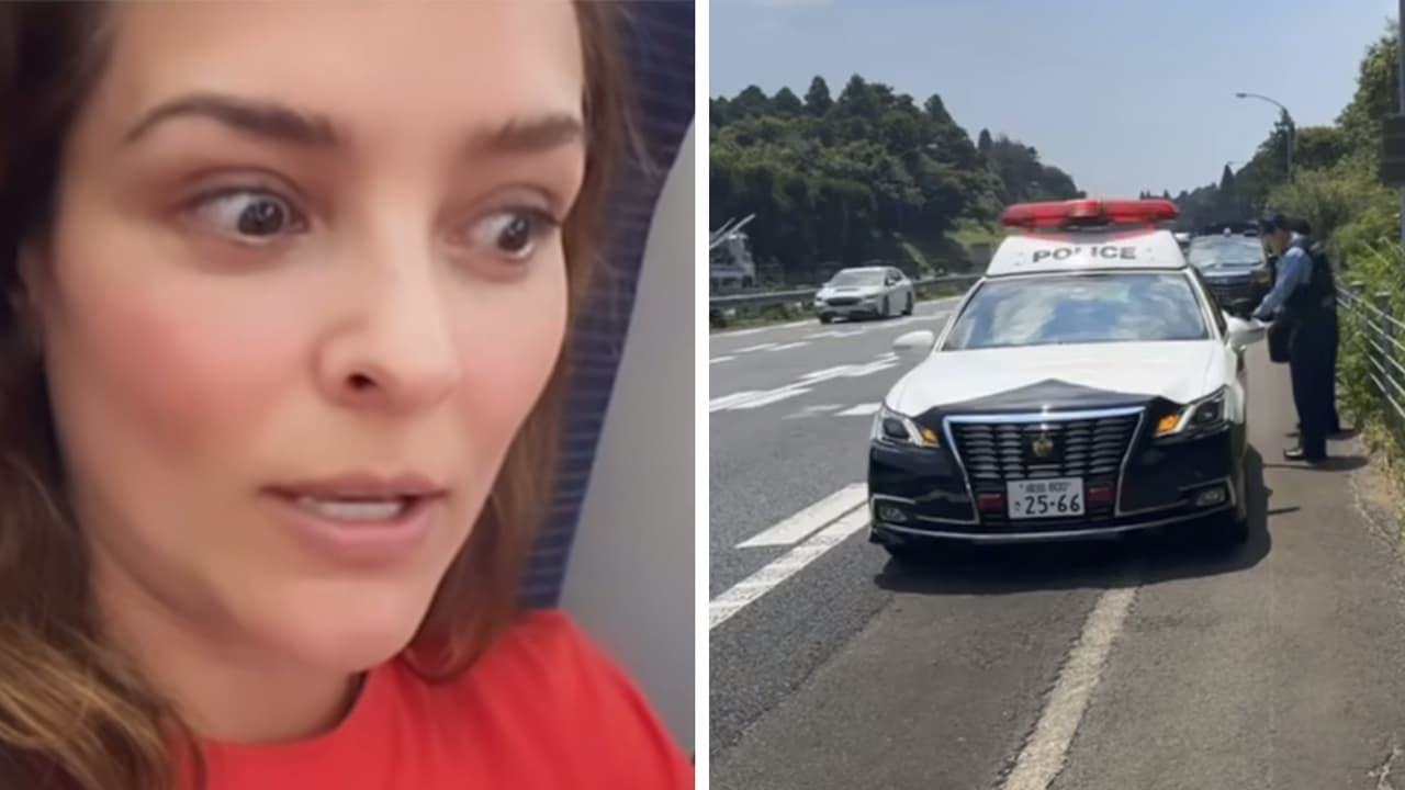 ¡Su taxi casi explota!: las dramáticas imágenes del accidente que sufrieron Grettell Valdez y su hijo