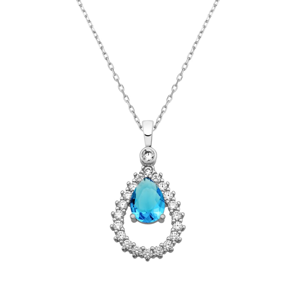 Por ejemplo, este dije es un zafiro con plata, que será un excelente regalo para los nativos de Piscis. La combinación atraerá protección y prosperidad.