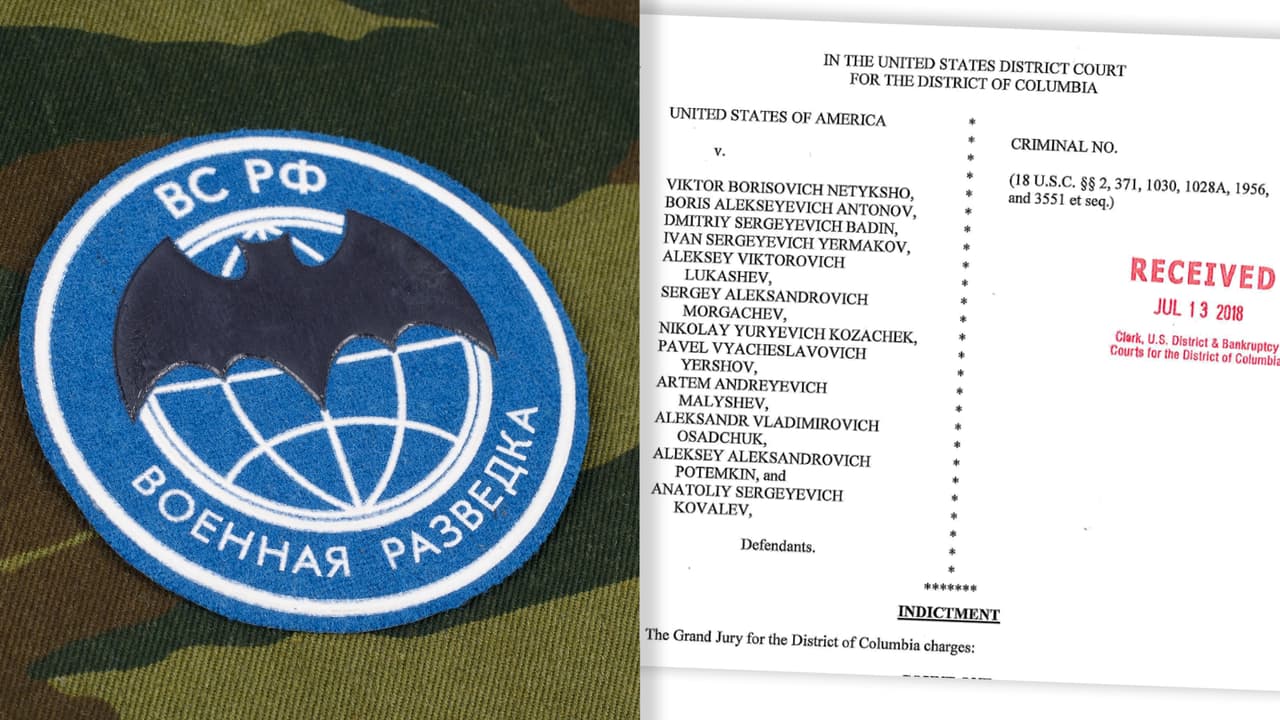 <b>Puestos 24 al 35. 12 oficiales rusos del servicio de inteligencia Militar de Rusia (GRU)</b>. 
<a href="https://www.univision.com/univision-news/politics/la-inteligencia-rusa-hackeo-fabricantes-de-software-electoral-en-eeuu-segun-documento-de-la-nsa">Fueron acusados de delitos relacionados con el hackeo y la filtración de correos electrónicos de los principales miembros del partido demócrata. </a>