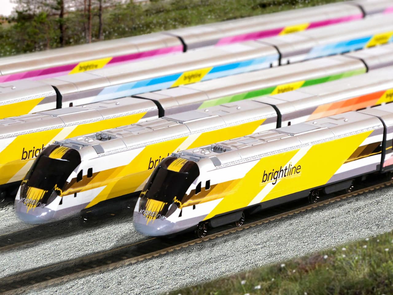 El Brightline: sistema de trenes que conectará a Miami con Fort Lauderdale, Palm Beach y eventualmente terminaría en Orlando.