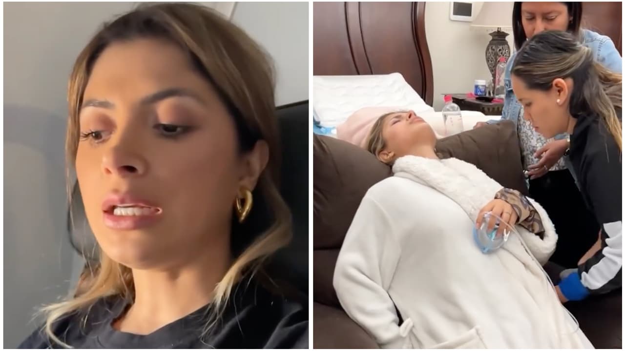 A Kimberly Flores se le "abrió la herida" de su hernia umbilical por estar pendiente de Edwin Luna