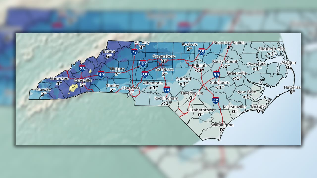 Un sistema de baja presión pasará al sur de la región, causando que regresen las lluvias, tormentas y una 
<a href="https://www.univision.com/local/north-carolina-wuvc/area-central-de-carolina-del-norte-podria-ver-la-primera-nieve-ligera">mezcla de lluvia helada</a> y nieve en sectores de 
<a href="https://www.univision.com/temas/north-carolina">Carolina del Norte.</a>