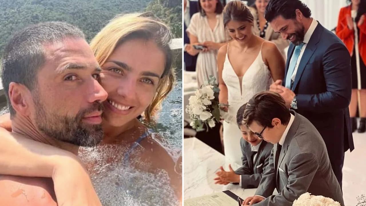 Los hijos de Michelle Renaud y Matías Novoa querían verlos casados: así fue su espectacular boda