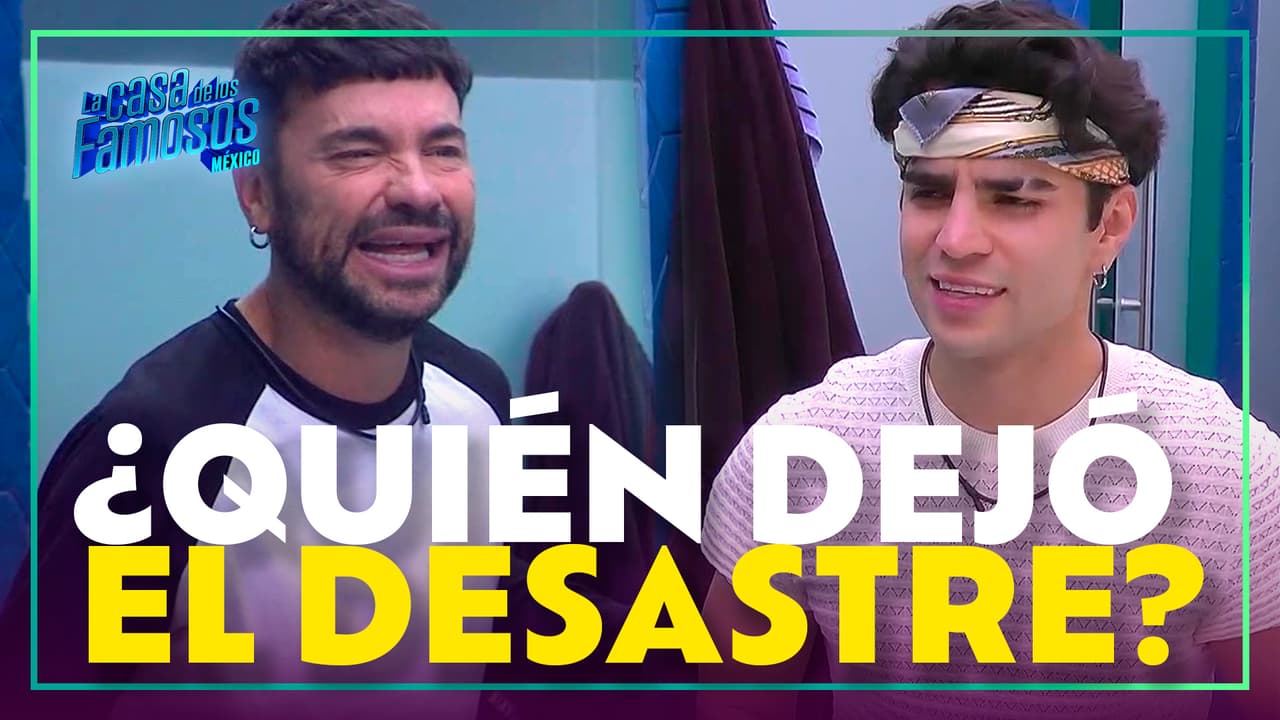 Aarón y Shiky encuentran algo desagradable en el baño