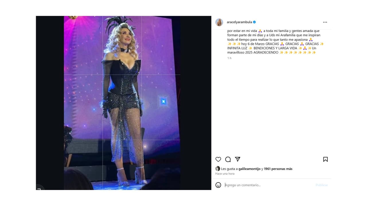 Aracely Arámbula reflexiona en medio de su festejo de cumpleaños.