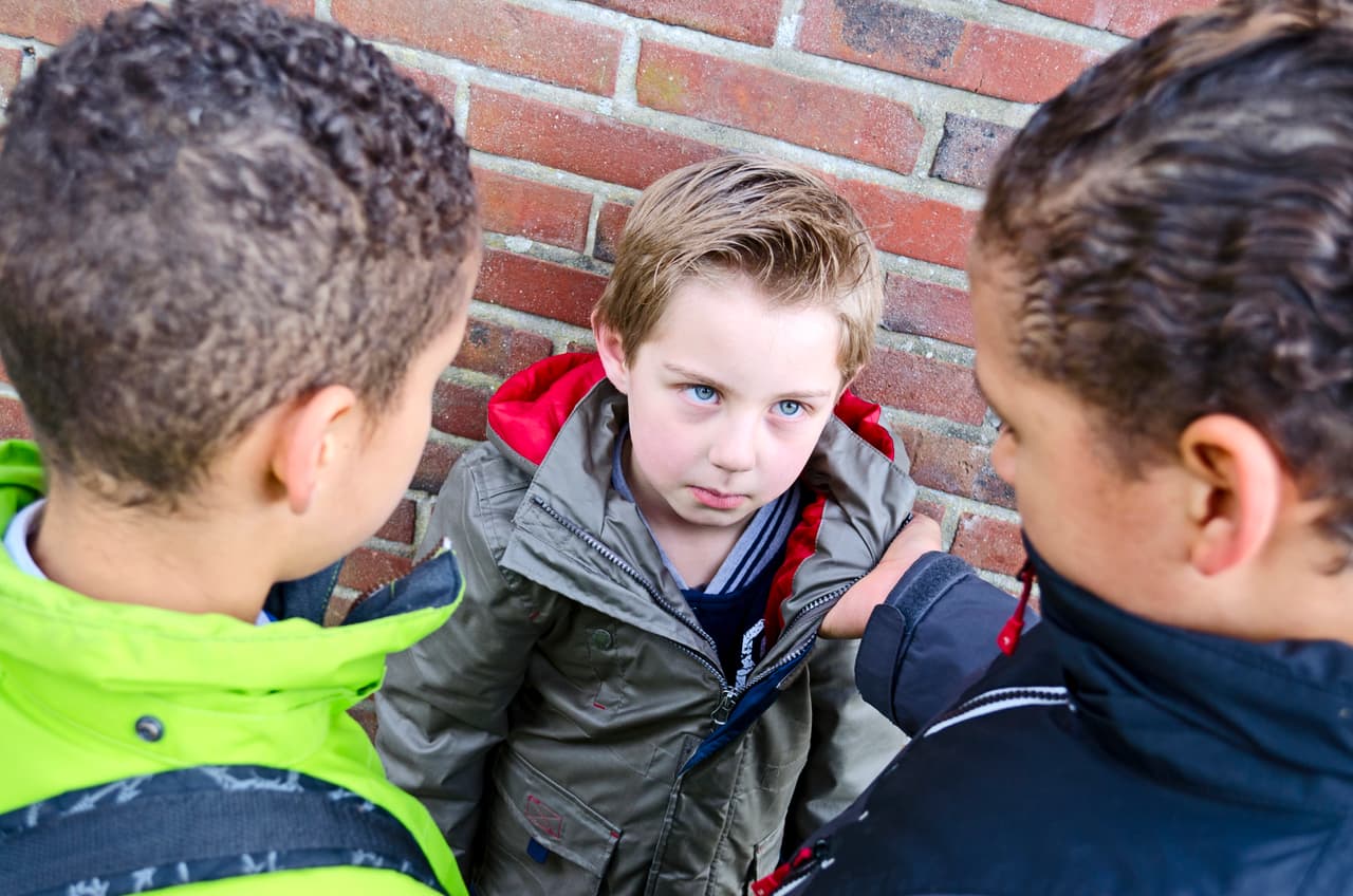 Primero debes explicarle que meterse con una persona que aparentemente es más débil ya sea en el aspecto emocional o físico no hará de él una mejor persona, ni se hará importante o popular.