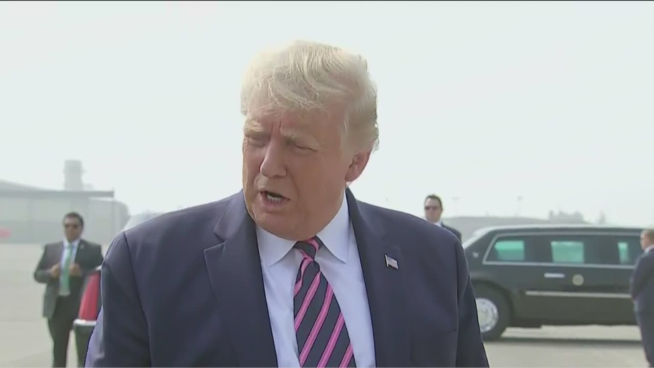 El presidente reconoció la labor de miles de bomberos y personal de emergencia que siguen combatiendo los incendios en California, Oregón y Washington.