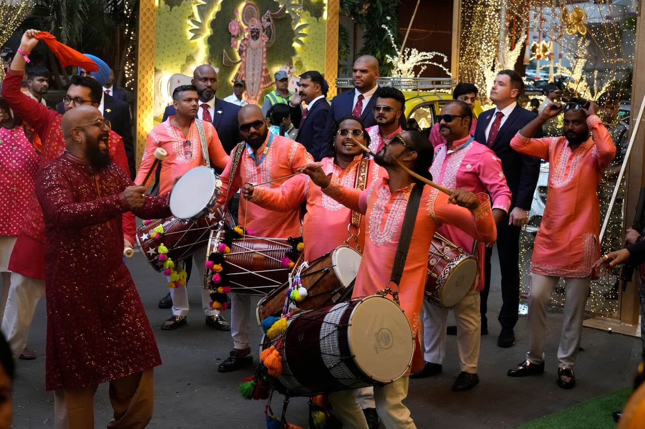 Una fiesta previa a la boda, el miércoles 3 de julio de 2024.