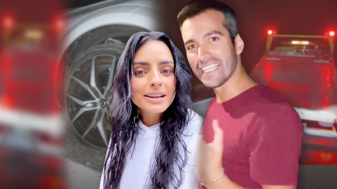 Como de suspenso: Aislinn Derbez queda varada a mitad de la nada en Suiza, con quien se dice es su nuevo novio