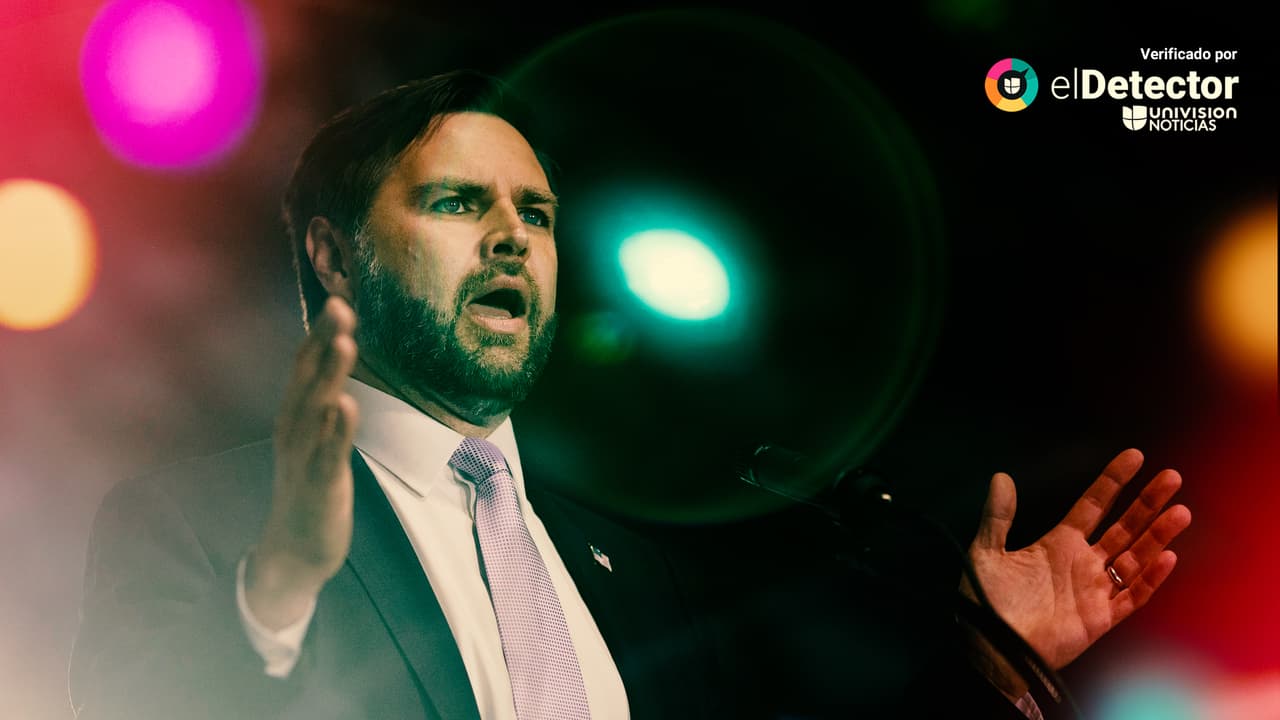 Verificamos cinco afirmaciones falsas y engañosas que hizo JD Vance al hacer campaña en Carolina del Norte 
