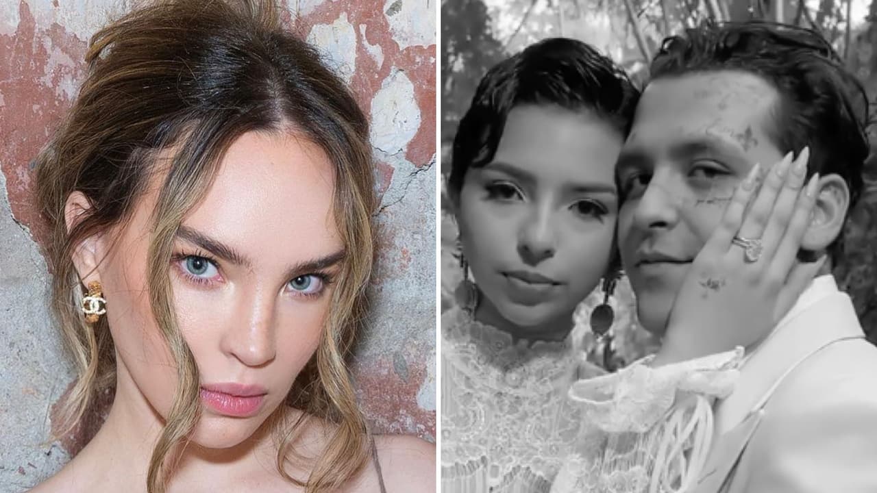 Belinda reacciona a indirecta sobre Nodal y Ángela Aguilar a días de que ellos se casaran
