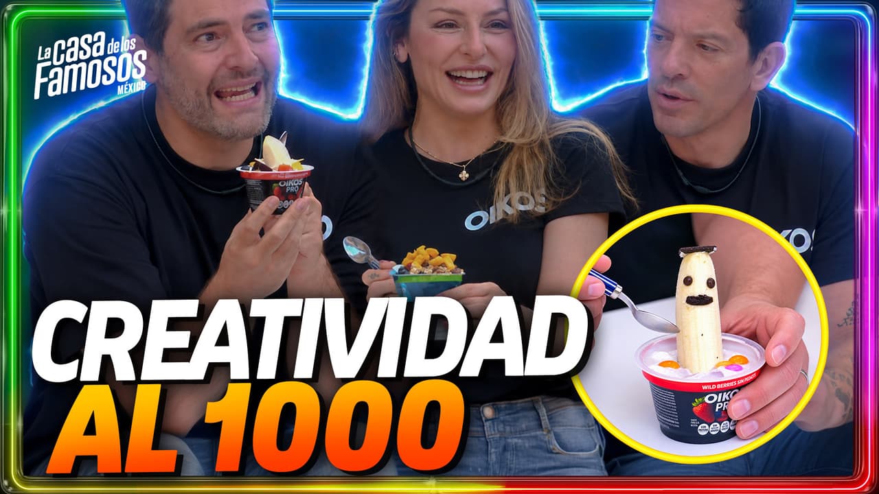 Demuestran QUIÉN ES MÁS CREATIVO en la preparación de su yogurt griego OIKOS en la prueba